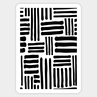 Black & White Pattern Sticker